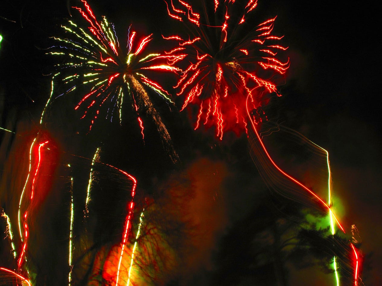 Feuerwerk auf der Franziskushöhe